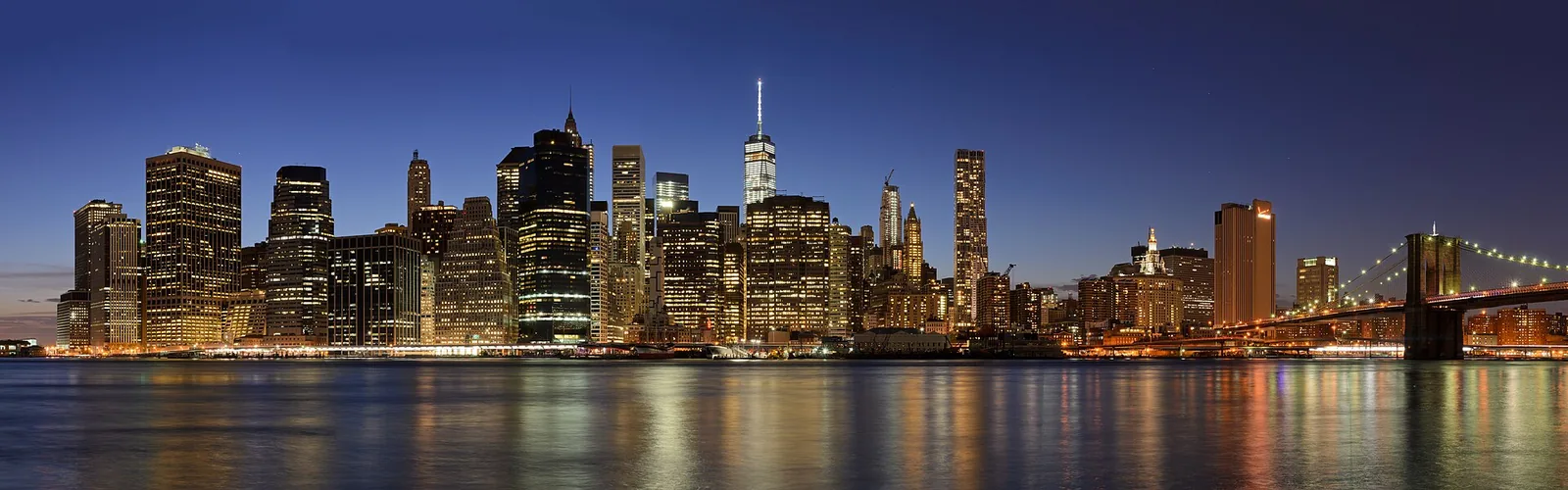 Lower Manhattan al atardecer